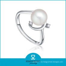 Anillos de agua dulce de perlas blancas para las mujeres (SH-J0080R)